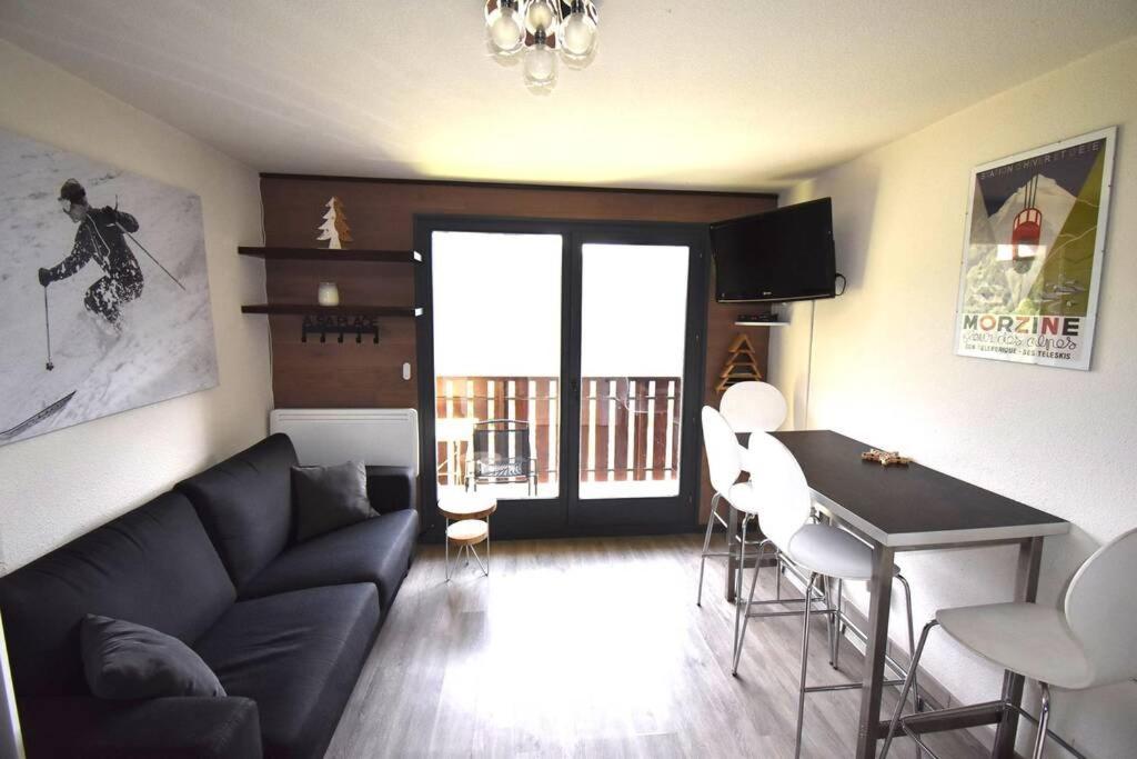 Au Pied Des Pistes B31, Chaleureux Studio 4 Pers, Vue Sur La Vallee Imprenable Avec Wifi, Draps Non Compris แซงต์-ฌ็อง-โดลป์ ภายนอก รูปภาพ