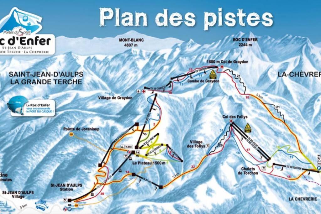 Au Pied Des Pistes B31, Chaleureux Studio 4 Pers, Vue Sur La Vallee Imprenable Avec Wifi, Draps Non Compris แซงต์-ฌ็อง-โดลป์ ภายนอก รูปภาพ