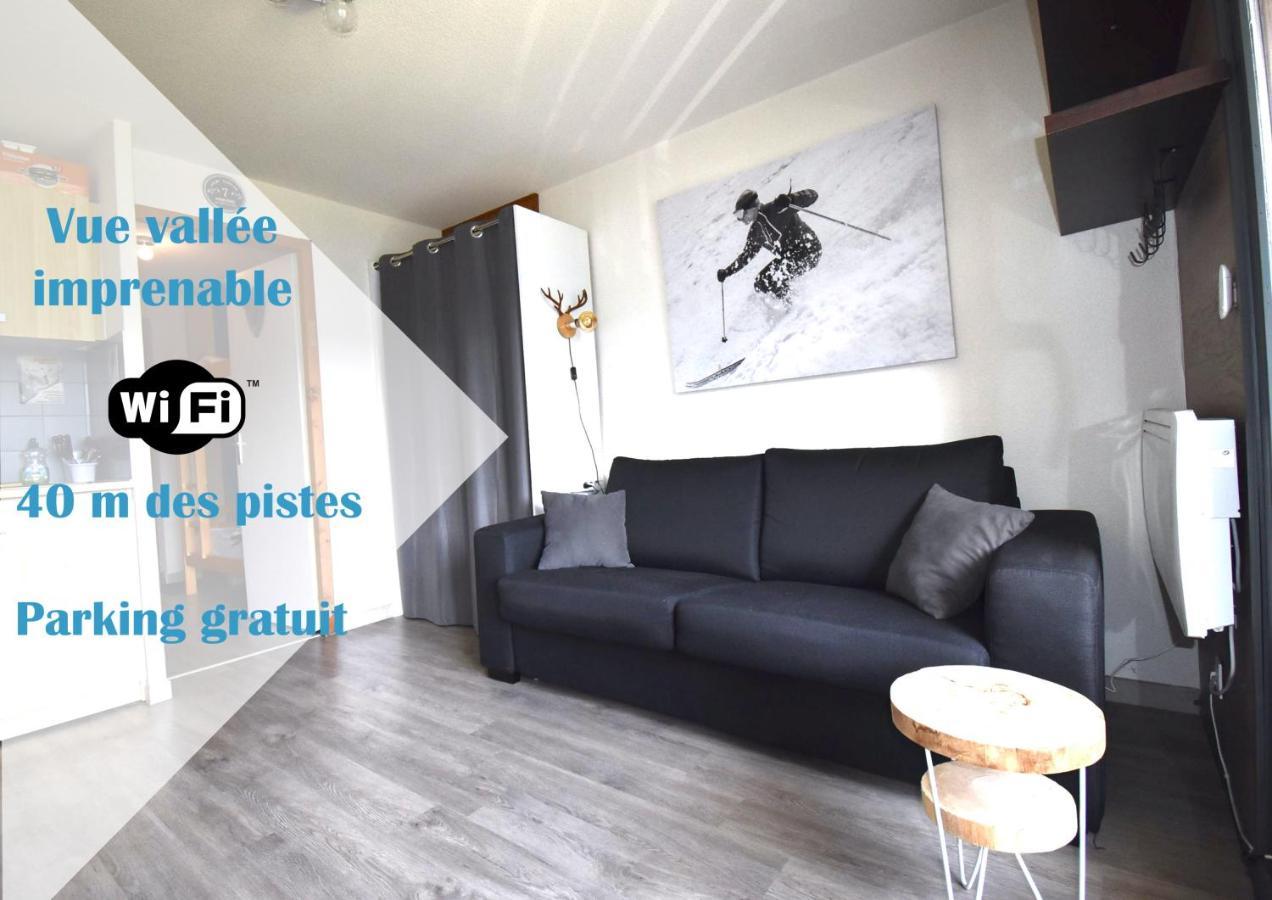 Au Pied Des Pistes B31, Chaleureux Studio 4 Pers, Vue Sur La Vallee Imprenable Avec Wifi, Draps Non Compris แซงต์-ฌ็อง-โดลป์ ภายนอก รูปภาพ
